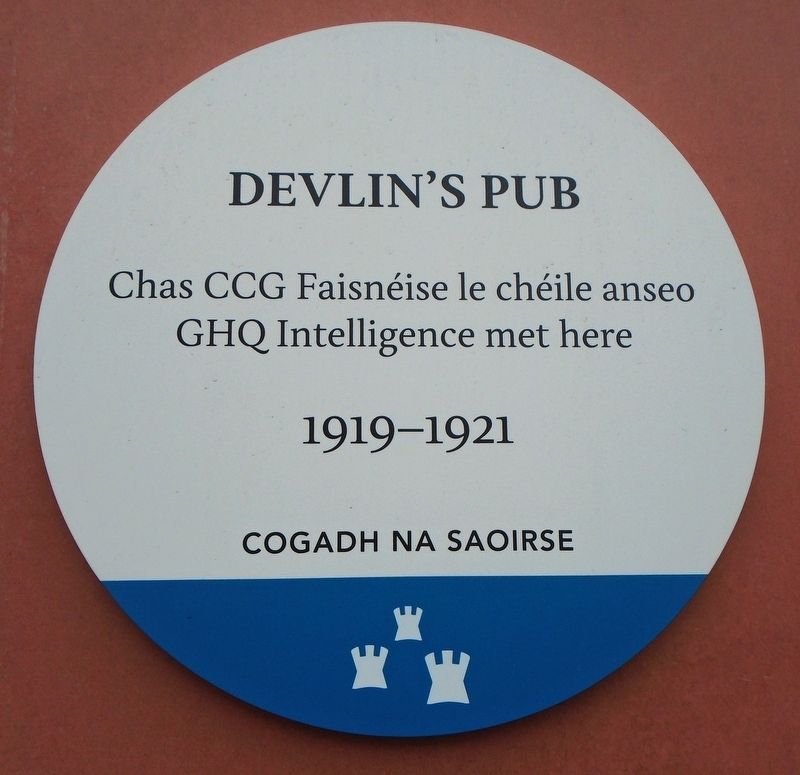 Devlin's Pub Marker. Click for full size. Devlin's Pub Marker image. Click for full size.