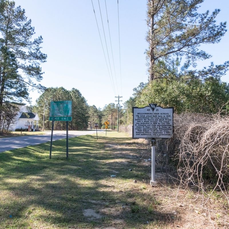 Williamsburg High School Marker. Click for full size. Williamsburg High School Marker image. Click for full size.