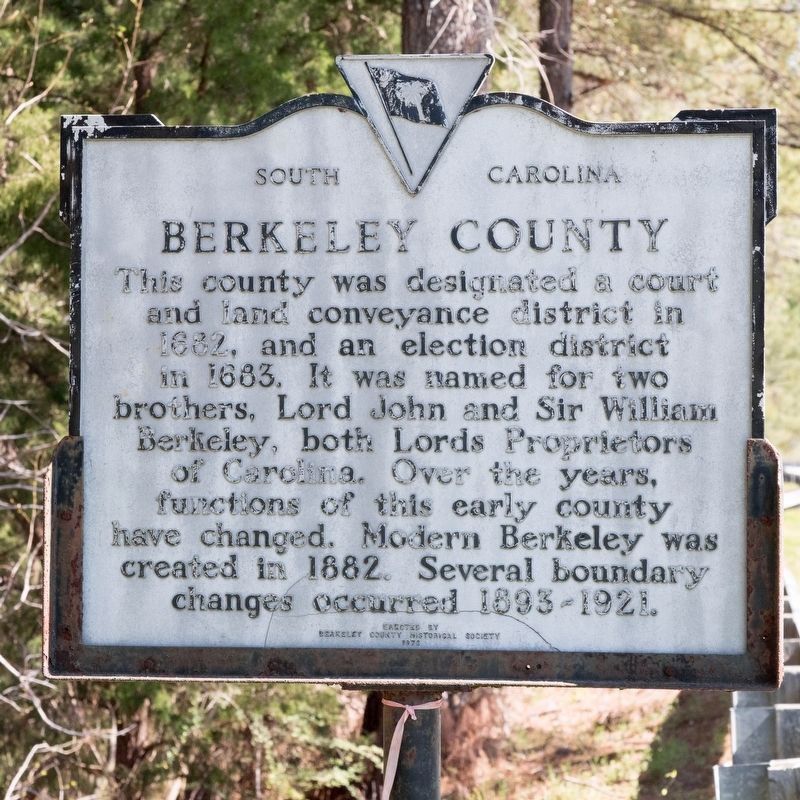 Berkeley County Marker image. Click for full size.