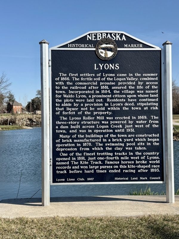 Lyons Marker. Click for full size. Lyons Marker image. Click for full size.