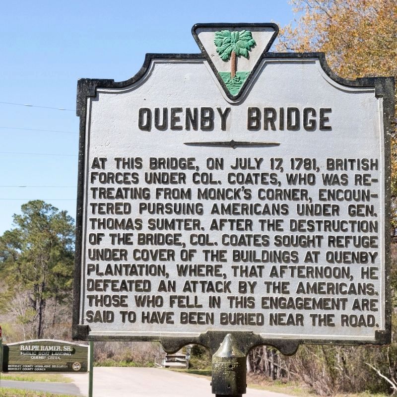 Quenby Bridge Marker. Click for full size. Quenby Bridge Marker image. Click for full size.