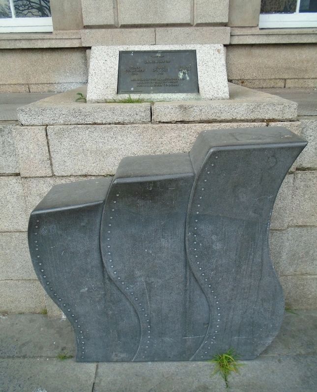 Miami Showband Murders Sculpture and Marker. Click for full size. Miami Showband Murders Sculpture and Marker image. Click for full size.