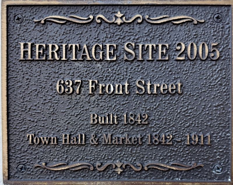 637 Front Street Marker image. Click for full size.