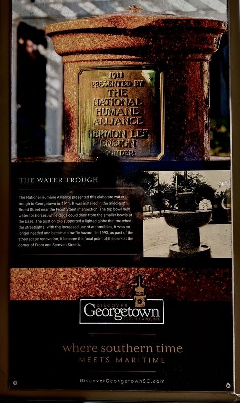 The Water Trough Marker. Click for full size. The Water Trough Marker image. Click for full size.