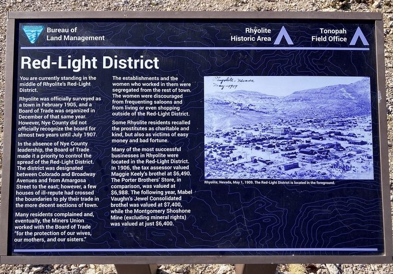 Red-Light District Marker. Click for full size. Red-Light District Marker image. Click for full size.