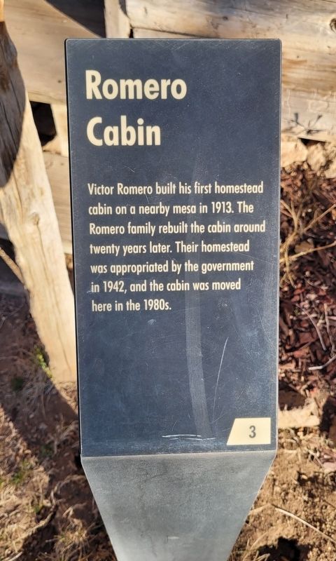 Romero Cabin Marker image. Click for full size.