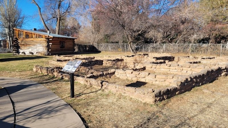 The Ancestral Pueblo Site and Marker image. Click for full size.