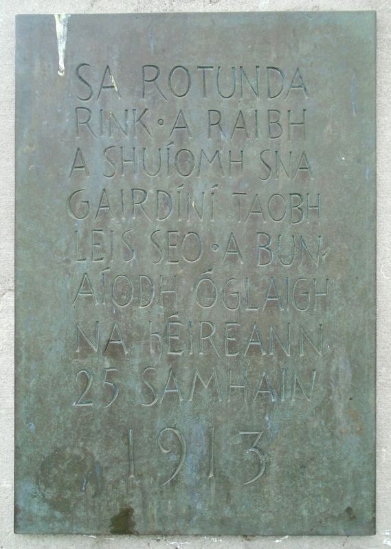 Founding of the Irish Volunteers Marker. Click for full size. Founding of the Irish Volunteers Marker image. Click for full size.