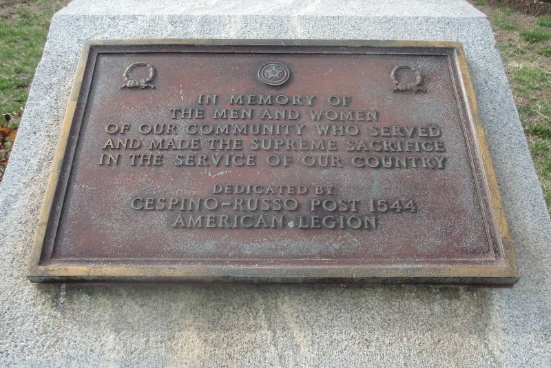 Cespino-Russo Post 1544 plaque. Click for full size. Cespino-Russo Post 1544 plaque image. Click for full size.