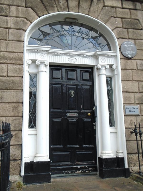 Harry Clarke House Entrance Detail image. Click for full size.