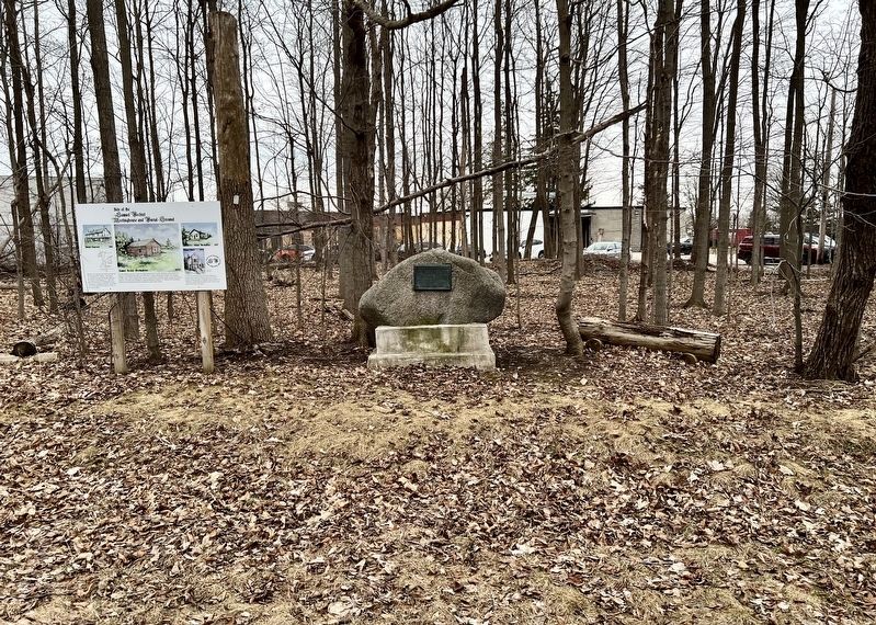 Waterloo Township Community Meeting House School and Burial Ground Marker. Click for full size. Waterloo Township Community Meeting House School and Burial Ground Marker image. Click for full size.