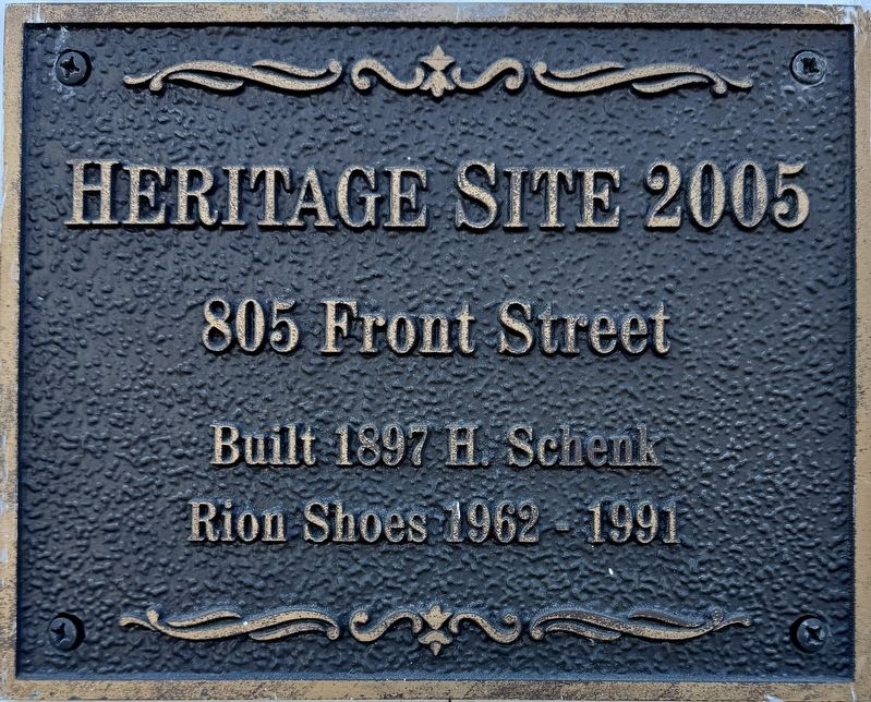 805 Front Street Marker. Click for full size. 805 Front Street Marker image. Click for full size.