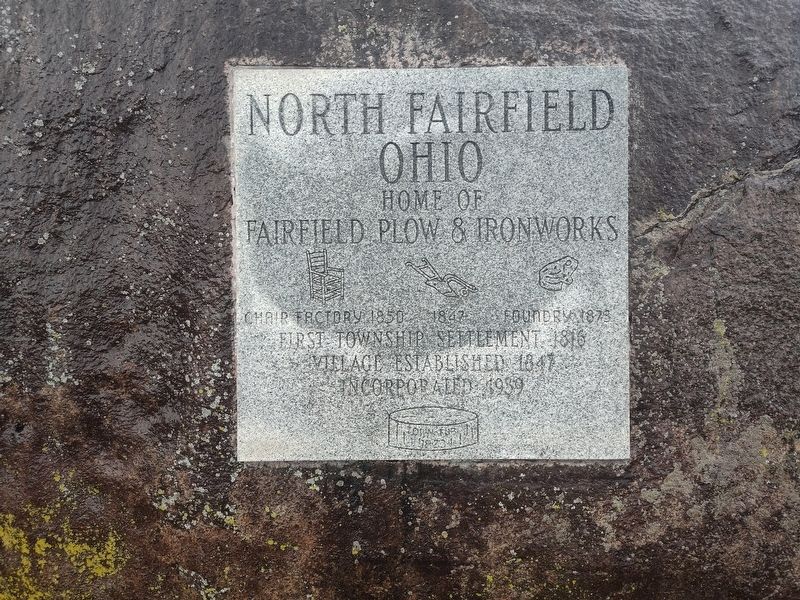 North Fairfield, Ohio Marker, Side One image. Click for full size.