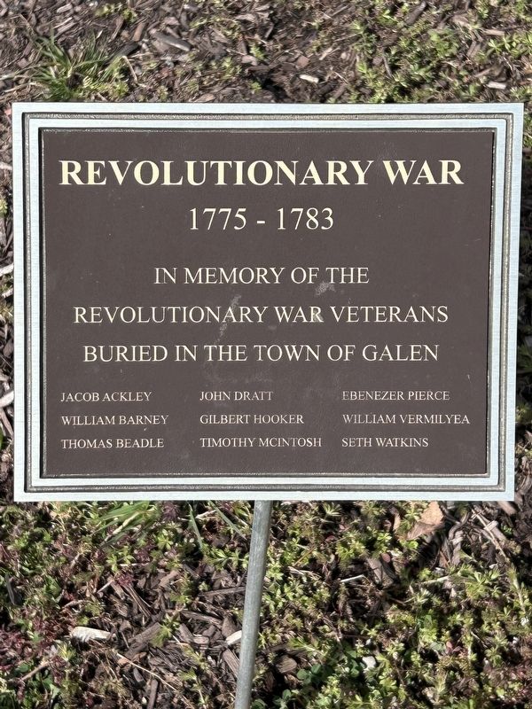 Revolutionary War Marker image. Click for full size.