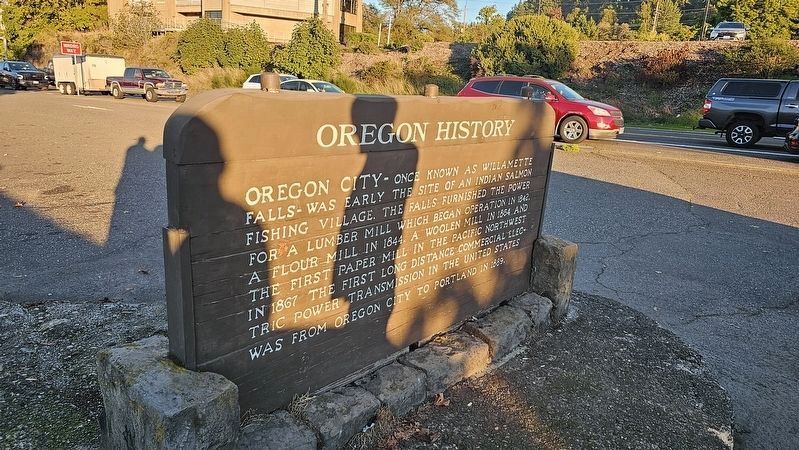 Oregon History Marker. Click for full size. Oregon History Marker image. Click for full size.