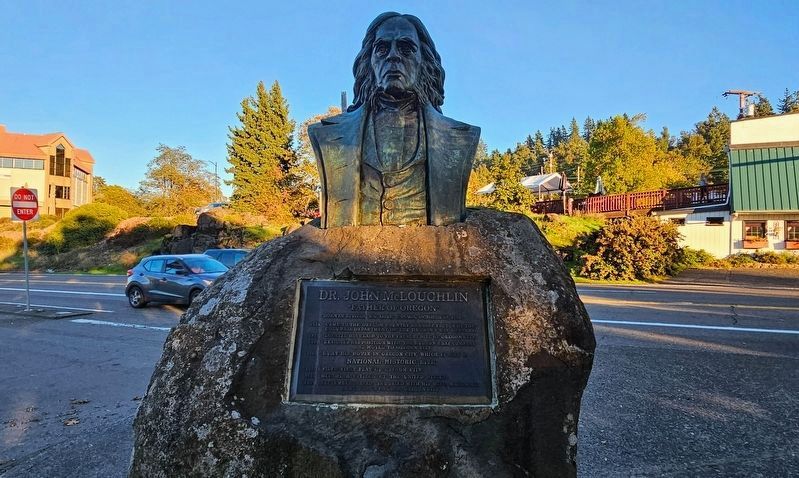 Dr. John McLoughlin Bust. Click for full size. Dr. John McLoughlin Bust image. Click for full size.