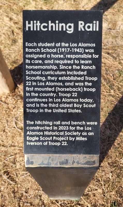 Hitching Rail Marker image. Click for full size.