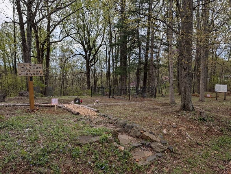 Christ's Chapel on Baldwin Ridge Marker image. Click for full size.
