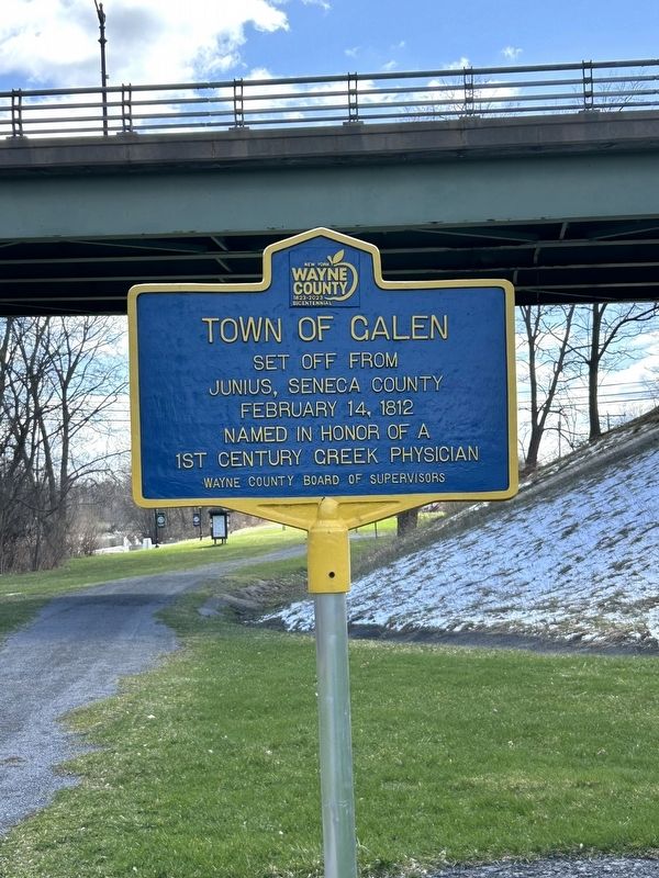 Town of Galen Marker image. Click for full size.