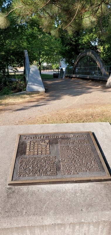 Southside Historic District Marker image. Click for full size.