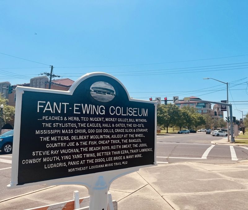 Fant-Ewing Coliseum Marker Side B image. Click for full size.