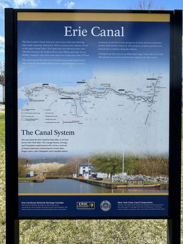 Erie Canal Marker image. Click for full size.