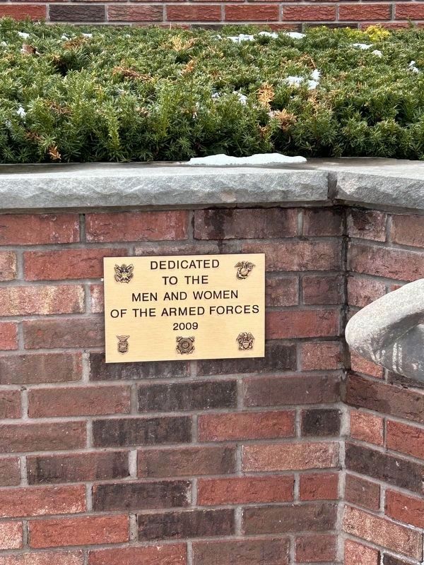 VFW War Memorial plaque. Click for full size. VFW War Memorial plaque image. Click for full size.