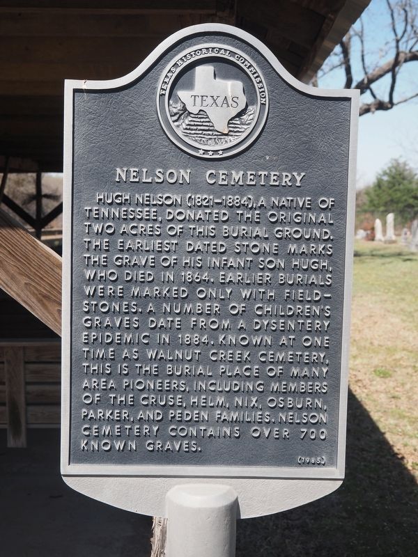 Nelson Cemetery Marker image. Click for full size.