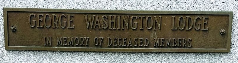 Washington Marker. Click for full size. Washington Marker image. Click for full size.