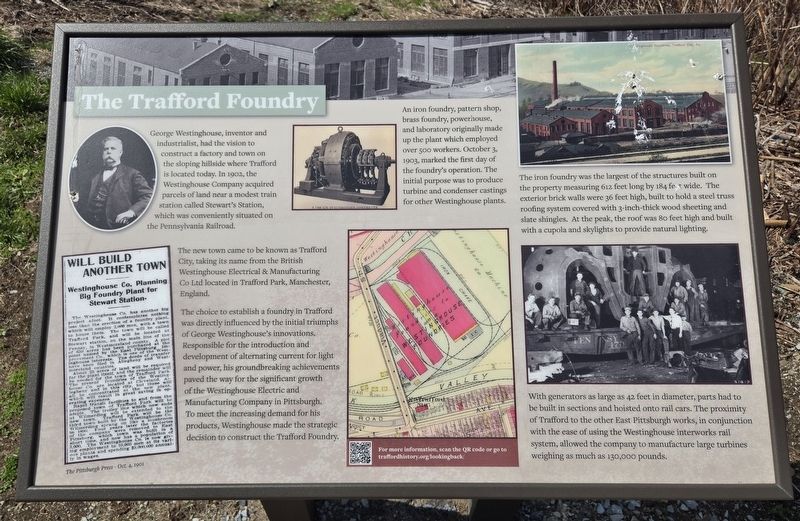 The Trafford Foundry Marker. Click for full size. The Trafford Foundry Marker image. Click for full size.