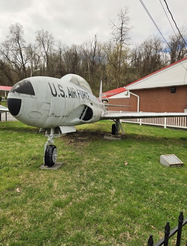 U.S. Air Force T-33 Jet Trainer Marker image. Click for full size.