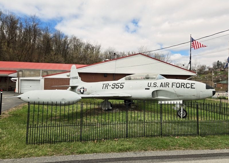 U.S. Air Force T-33 Jet Trainer image. Click for full size.