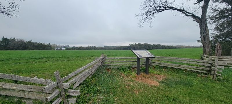 Marker on the Cross Keys Battlefield. Click for full size. Marker on the Cross Keys Battlefield image. Click for full size.