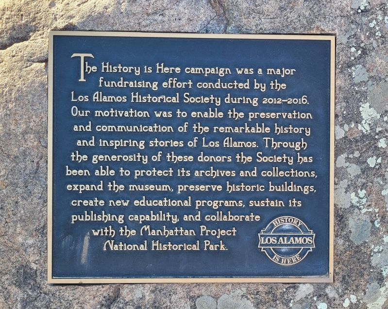 The History is Here Campaign Marker image. Click for full size.