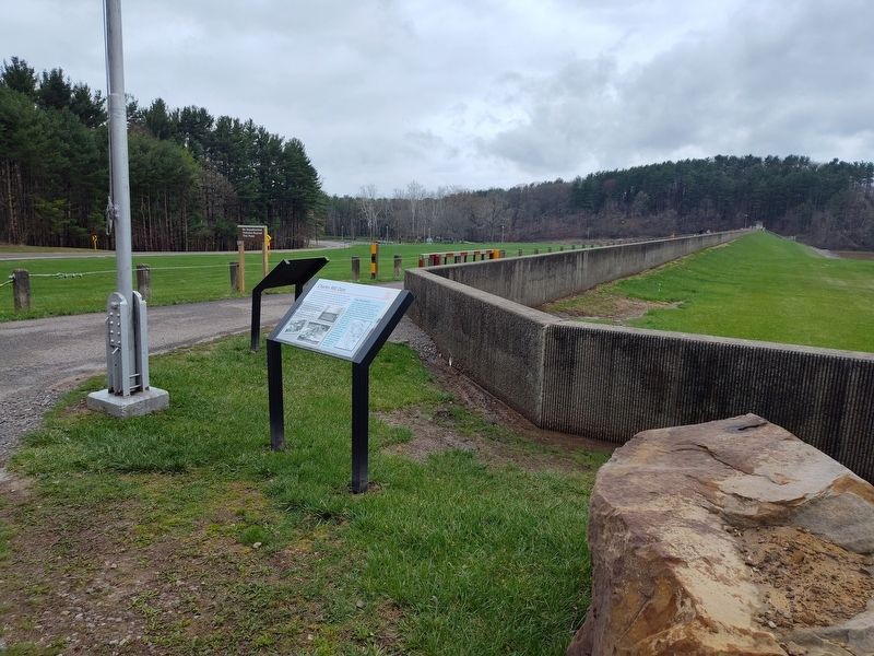 Charles Mill Dam Marker. Click for full size. Charles Mill Dam Marker image. Click for full size.