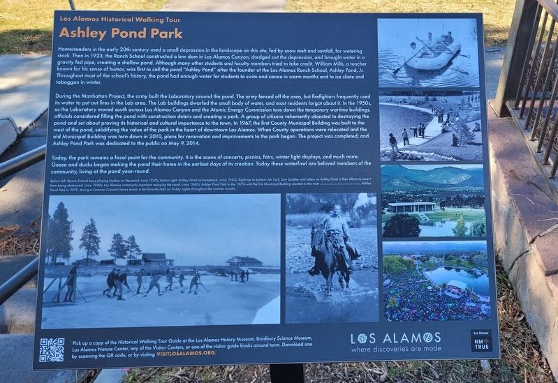 Ashley Pond Park Marker. Click for full size. Ashley Pond Park Marker image. Click for full size.