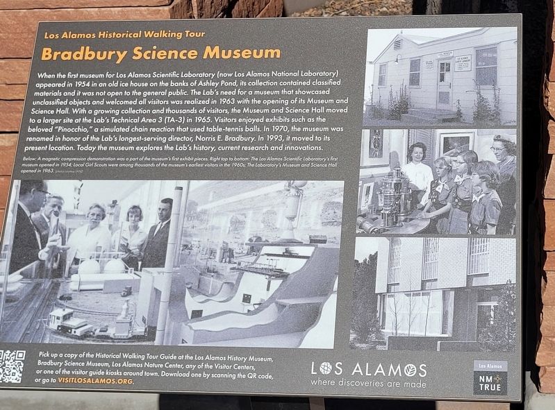 Bradbury Science Museum Marker image. Click for full size.