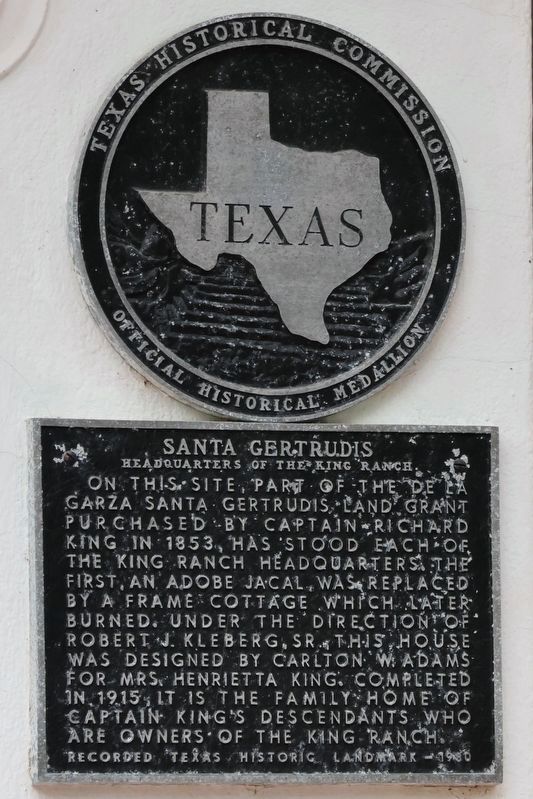 Santa Gertrudis Marker. Click for full size. Santa Gertrudis Marker image. Click for full size.