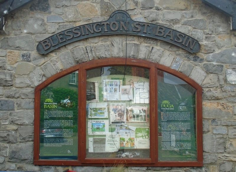 Blessington Street Basin/<lang=ga>Duga Shr�id Bhaile Coim�n</lang=ga> Marker image. Click for full size.