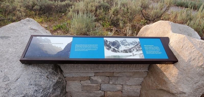 Gateway to Wilderness Marker. Click for full size. Gateway to Wilderness Marker image. Click for full size.