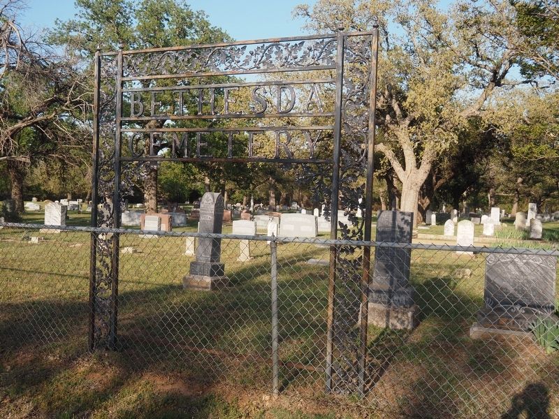 Old cemetery entrance image. Click for full size.