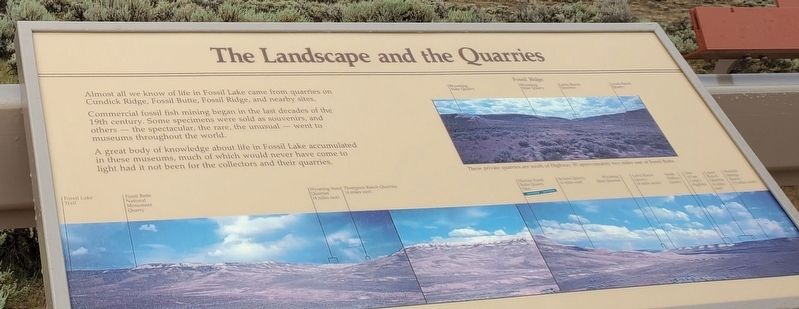 The Landscape and the Quarries Marker image. Click for full size.