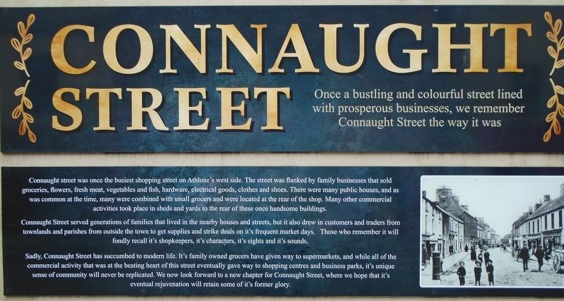 Connaught Street Marker Detail image. Click for full size.