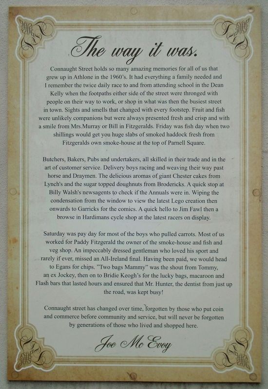 Connaught Street Marker Detail image. Click for full size.