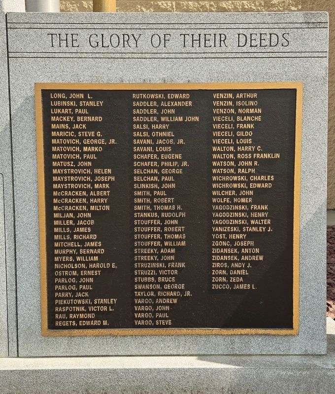 Westmoreland City Honor Roll & Veterans Memorial image. Click for full size.