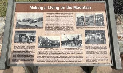 Making a Living on the Mountain Marker image. Click for full size.