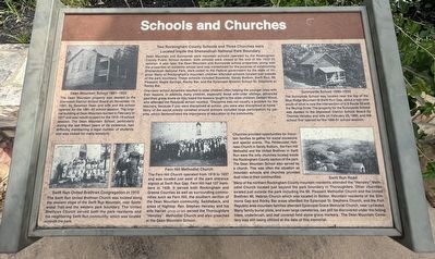 Schools and Churches Marker image. Click for full size.
