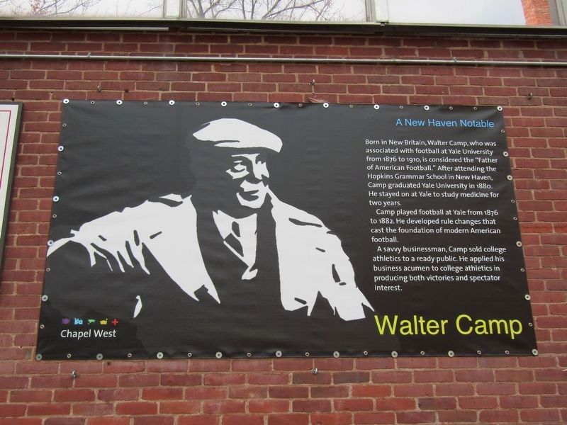Walter Camp Marker. Click for full size. Walter Camp Marker image. Click for full size.