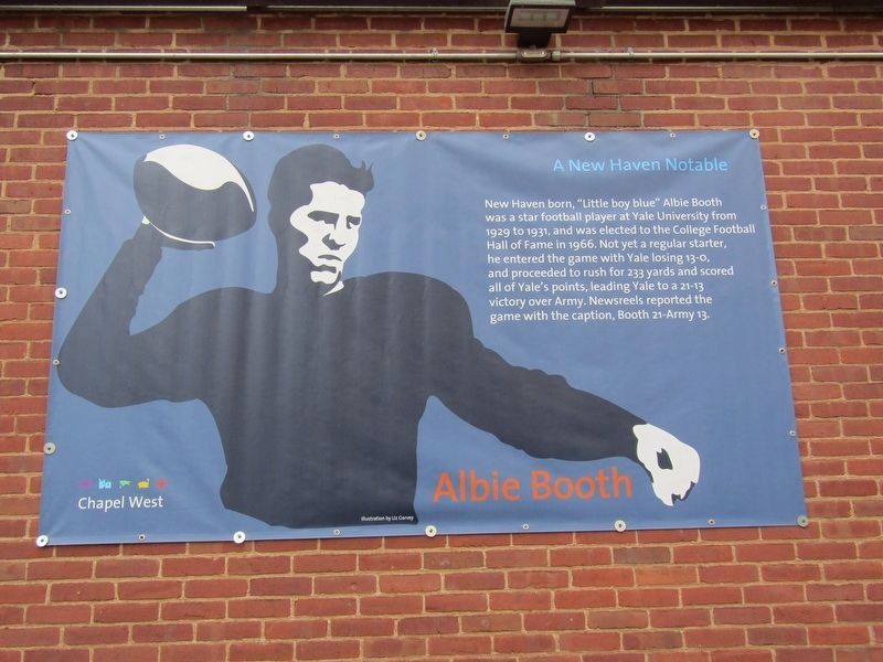 Albie Booth Marker. Click for full size. Albie Booth Marker image. Click for full size.