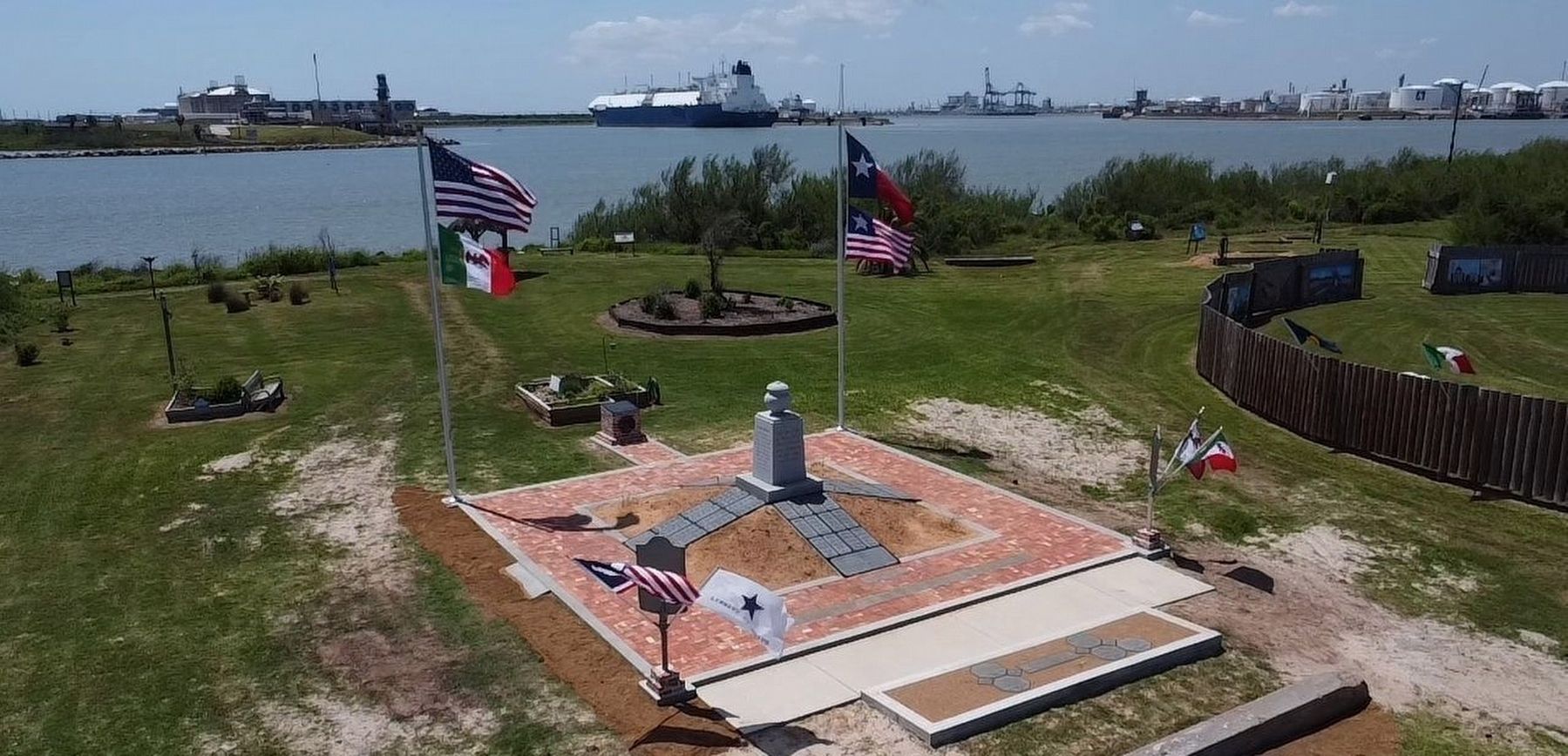 Battle of Velasco Memorial image. Click for full size.